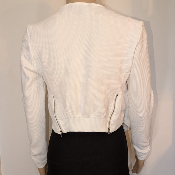 Woman's Crop Asymmetrical Blazer/Jacket - Picture 7 of 11